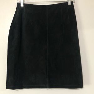 The Limited Vintage Suede Leather Skirt Size 8